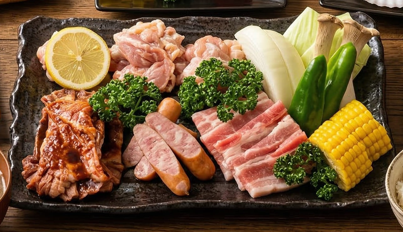 肉おかわり(地鶏6種・牛肉1種・豚肉1種)